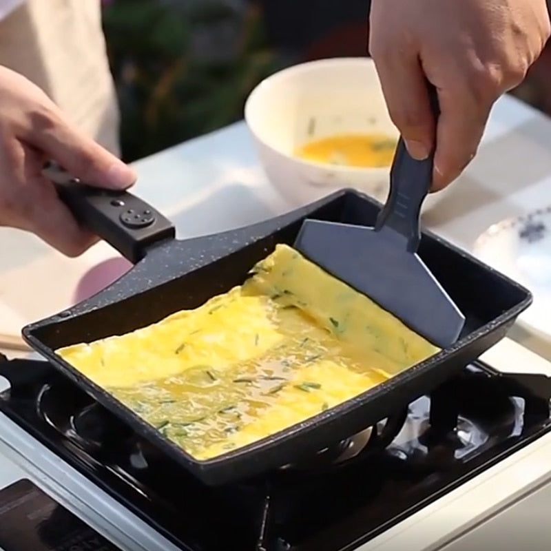 Non-Stick Wave Bottom SaucepanIntroducing the Non-Stick Wave Bottom Tamagoyaki Omelette Saucepan, a versatile frying pan designed specifically for creating delicious and perfectly rolled Japanese-Stick Wave Bottom Saucepan