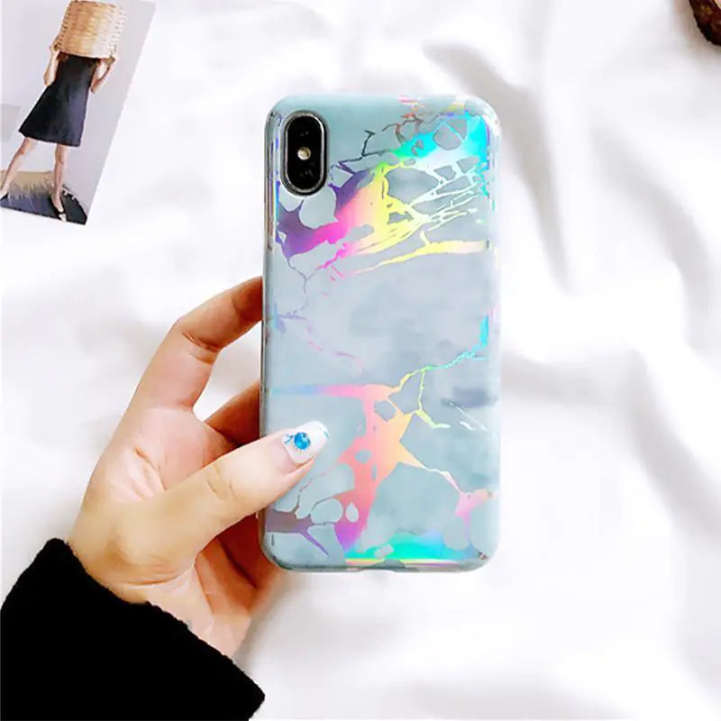 Laser Marble CasesIlluminate Your Style with Laser Marble CasesElevate your phone's protection with our Laser Marble Cases, featuring a captivating blend of marble patterns and laser-Laser Marble Cases
