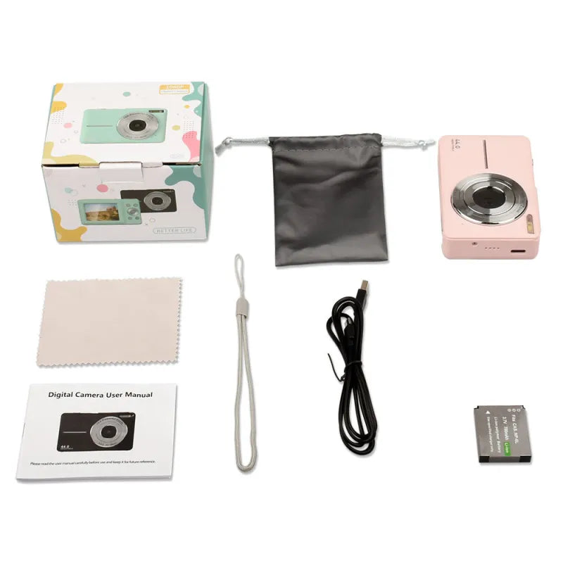 Mini Digital CameraUnleash the creative potential of your child with our user-friendly compact digital camera, designed to make photography simple and fun. Perfect for young explorers Mini Digital Camera