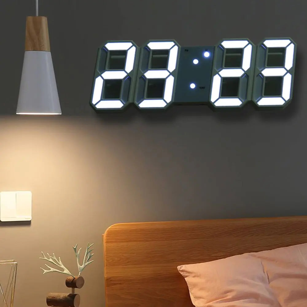 LED Digital ClockIntroducing our LED Digital Clock – a sleek and modern timekeeping marvel that seamlessly merges form and function.**Crystal-Clear LED Display**: Experience the epitLED Digital Clock