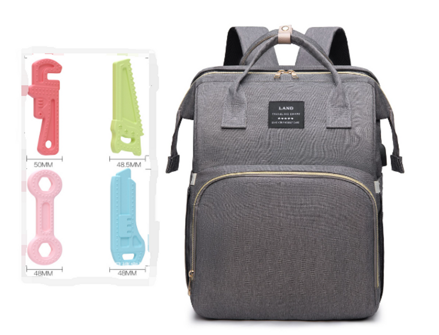 Baby Diaper BagIntroducing Our Ultimate Baby Diaper Bag – The Essential Companion for Modern Parents! Say goodbye to diaper-changing dilemmas and hello to stress-free outings with Baby Diaper Bag