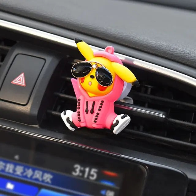Pokemon Pikachu Car Aromatherapy Clip Cute Anime Doll CarIntroducing the adorable **Pokemon Pikachu Car Aromatherapy Clip** – the perfect fusion of cuteness and functionality for any Pokemon enthusiast and car lover!CraftePokemon Pikachu Car Aromatherapy Clip Cute Anime Doll Car