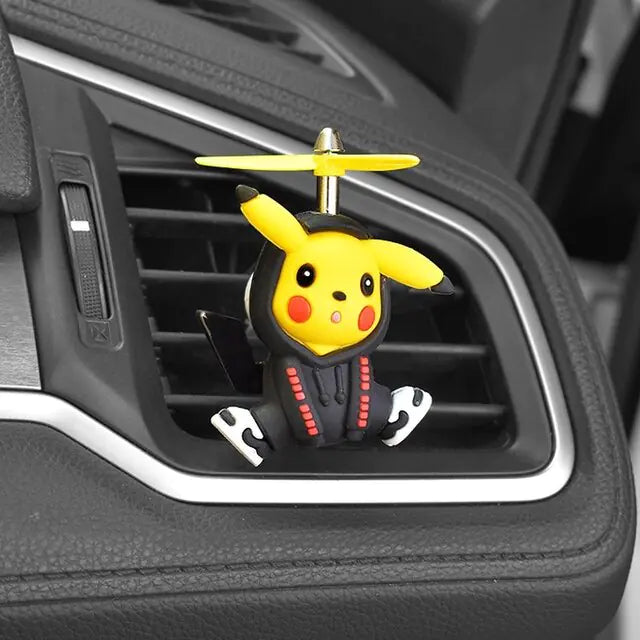 Pokemon Pikachu Car Aromatherapy Clip Cute Anime Doll CarIntroducing the adorable **Pokemon Pikachu Car Aromatherapy Clip** – the perfect fusion of cuteness and functionality for any Pokemon enthusiast and car lover!CraftePokemon Pikachu Car Aromatherapy Clip Cute Anime Doll Car