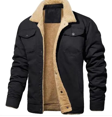 Fleece Winter JacketDescription:Stay warm and ready for adventure with the Male Fleece Jacket. Designed for outdoor winter activities like camping or hiking, this bomber-style coat combFleece Winter Jacket