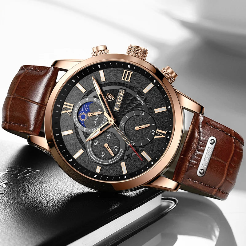 Leather Men Quartz Luxury WatchesIndulge in Timeless Luxury with Leather Men Quartz Watches!Experience the pinnacle of refinement and sophistication with our collection of leather men quartz luxury Leather Men Quartz Luxury Watches