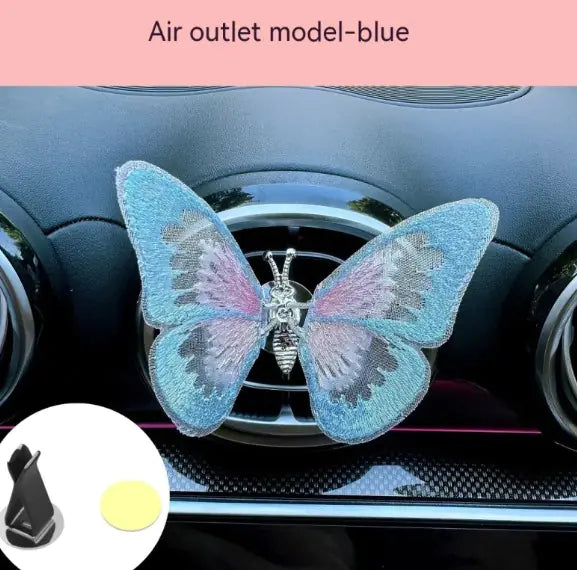 Moving Embroidery Butterfly Car Accessories### Product Description: Moving Embroidery Butterfly Center Console Air Outlet Decoration – Healing Series Car Accessories**Overview:**Transform your vehicle’s interMoving Embroidery Butterfly Car Accessories