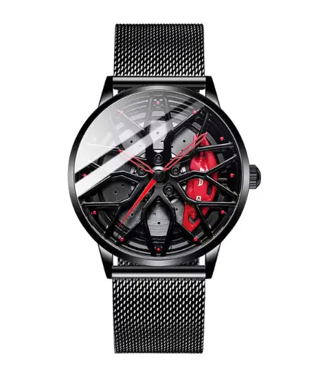 Wheel Rim Hub WatchesProduct Description:Unleash your inner automotive enthusiast with the Wheel Rim Hub Watch for Men, a premium timepiece that embodies the spirit of supercars and cuttWheel Rim Hub Watches