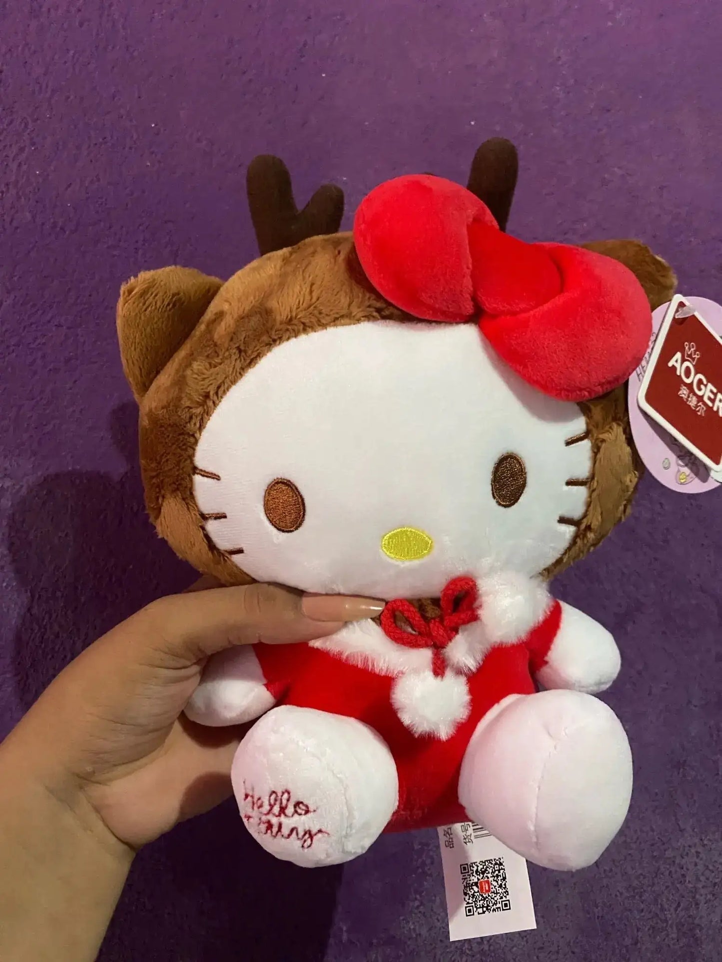 Hello Kitty Christmas Santa Reindeer PlushiesBring Holiday Cheer with Hello Kitty PlushiesCelebrate the season with the adorable Hello Kitty Christmas Santa Reindeer Plushies. These festive plushies are perfectKitty Christmas Santa Reindeer Plushies