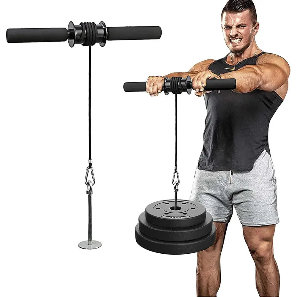 Wrist Forearm Blaster Arm Muscle Strength Trainer with Hand Grip for Home Gym Workout