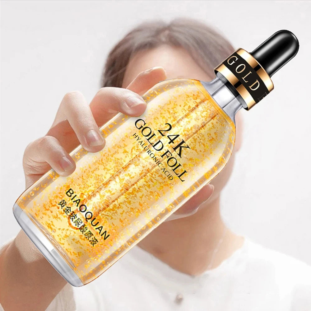 24k Gold Face Serum Brightening Skin Care Products Hyaluronic Acid Nia24k Gold Face Serum Brightening Skin Care Products Hyaluronic Acid Niacinamide Facial Nourish Smooth Care Beauty Health