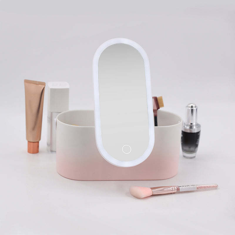 Makeup Organizer BoxThis Makeup Organizer Box is perfect for those who are always on the go! It's portable and adjustable, making it easy to carry with you wherever you go. The built-inMakeup Organizer Box