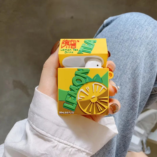 Funny Lemon Tea Drink For Apple Airpods CasesAdd a Splash of Fun to Your AirPods with a Lemon Tea CaseProtect your AirPods in style with our whimsical lemon tea drink case. Its unique design not only safeguardsFunny Lemon Tea Drink