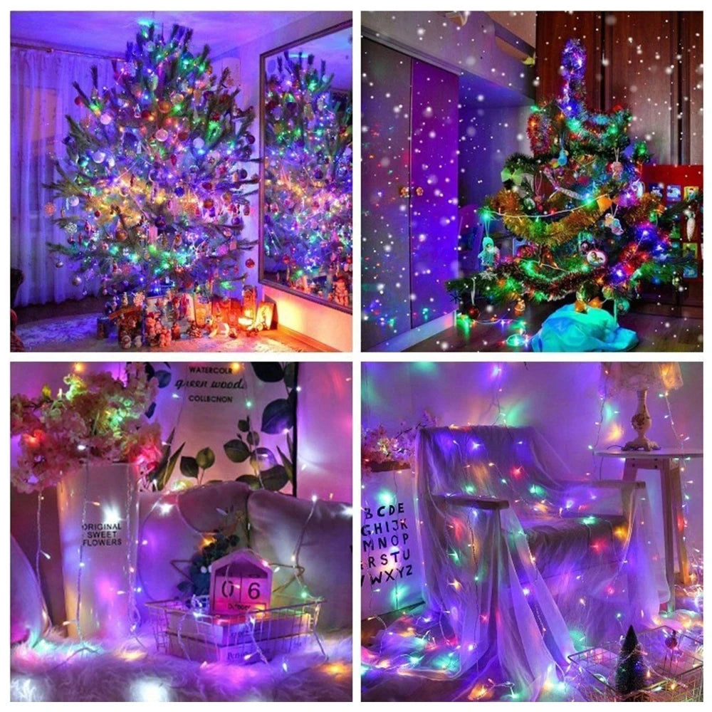 10M 100LEDs LED String Light AC 220V 110V Festoon Lamps Waterproof OutSpecification:
LED color: Red/Green/Blue/White/Warm White/RGB/Pink/Purple
LED quantity: 10m/100LEDs
Input voltage: 220V 110V
Plug standard: EU/US Plug
String Light 10M 100LEDs LED String Light AC 220V 110V Festoon Lamps Waterproof Outdoor Garland Party Holiday Christmas Wedding Decoration