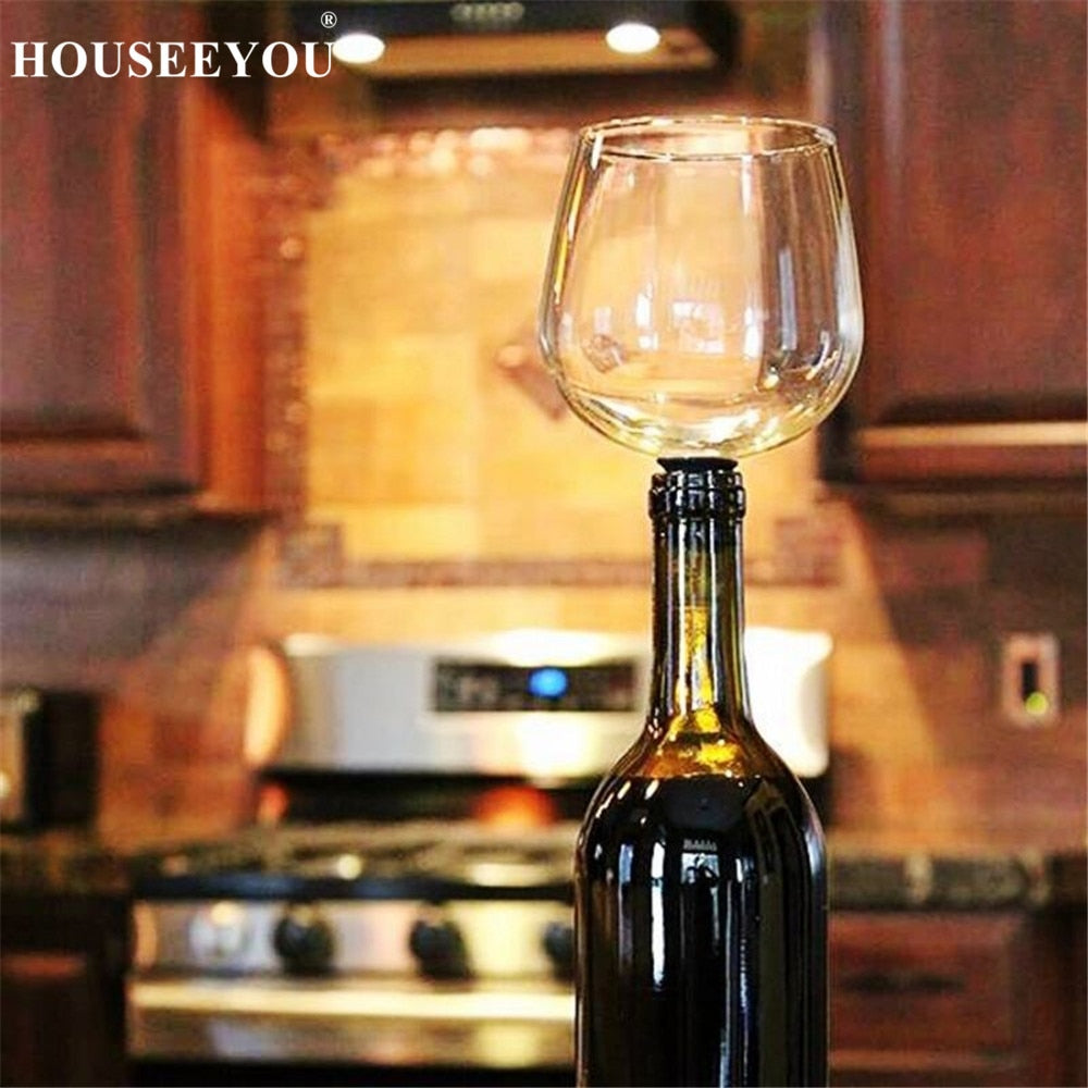 HOUSEEYOU Creative Red Wine Champagne Glass Cup with Silicone Seal Dri- Enjoy your alcoholic beverages in a whole new way with these set of beer glasses.
- Easy to clean and fun to display, these alcohol glasses are the perfect additioHOUSEEYOU Creative Red Wine Champagne Glass Cup