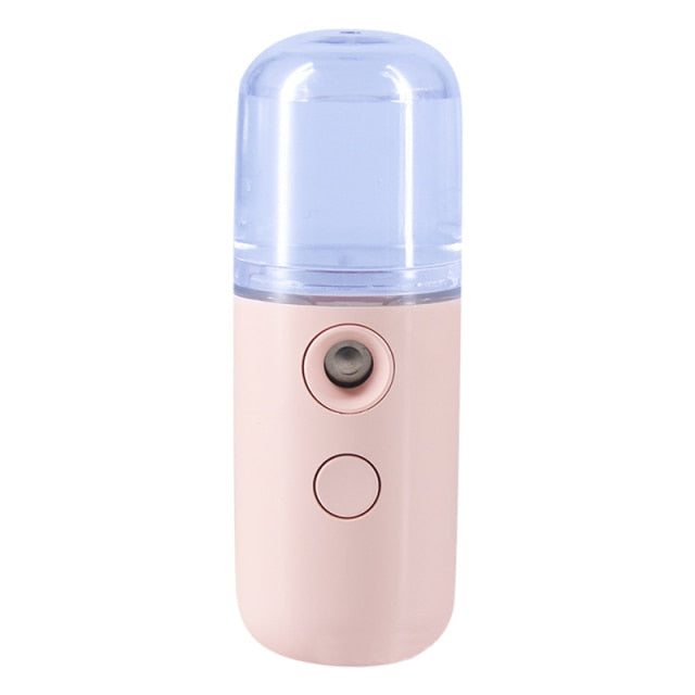 Nano Mist Facial Sprayer Beauty Instrument USB Face Steamer MoisturiziDescription:
100% new high qualityIt can be used to keep the face, body, antistatic and moisturizing.The liquid in the water tank becomes a -level mist that is more Nano Mist Facial Sprayer Beauty Instrument USB Face Steamer Moisturizing Beauty