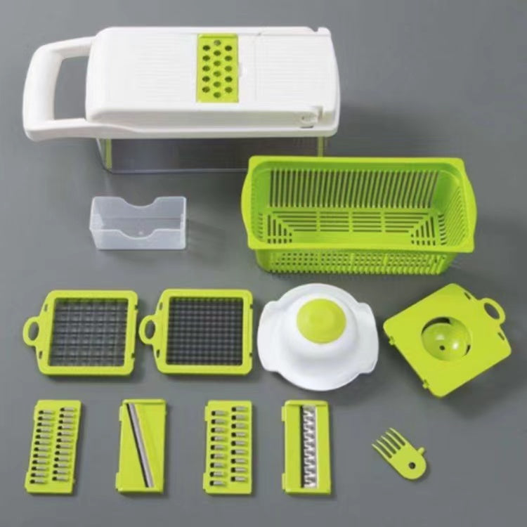Vegetable Chopper KitchenRevolutionize your kitchen experience with our versatile Vegetable Chopper Slicer, a true multitasking marvel. This 10-piece set equips you with the essential tools Vegetable Chopper Kitchen