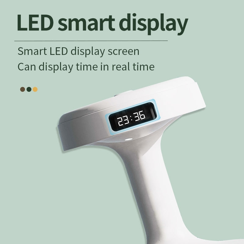 LED  Water Drop Humidifier DiffuserIntroducing the 800ml LED Clock Display Water Drop Humidifier Diffuserâthe perfect addition to any home. Our advanced design features time display with an interactLED Water Drop Humidifier Diffuser