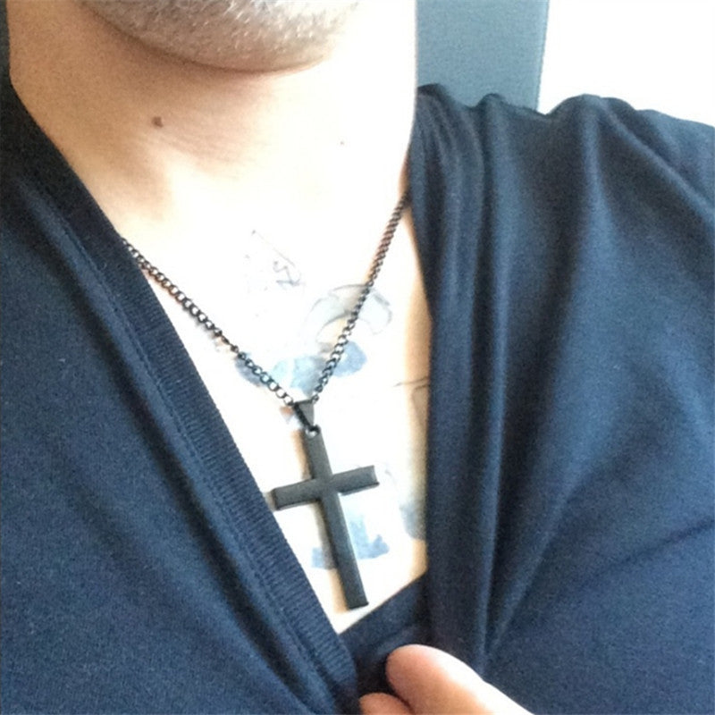 Cross NecklaceIntroducing our stunning collection of cross necklaces! Each piece in this line is expertly crafted from the finest titanium, stainless steel, and other high-qualityCross Necklace