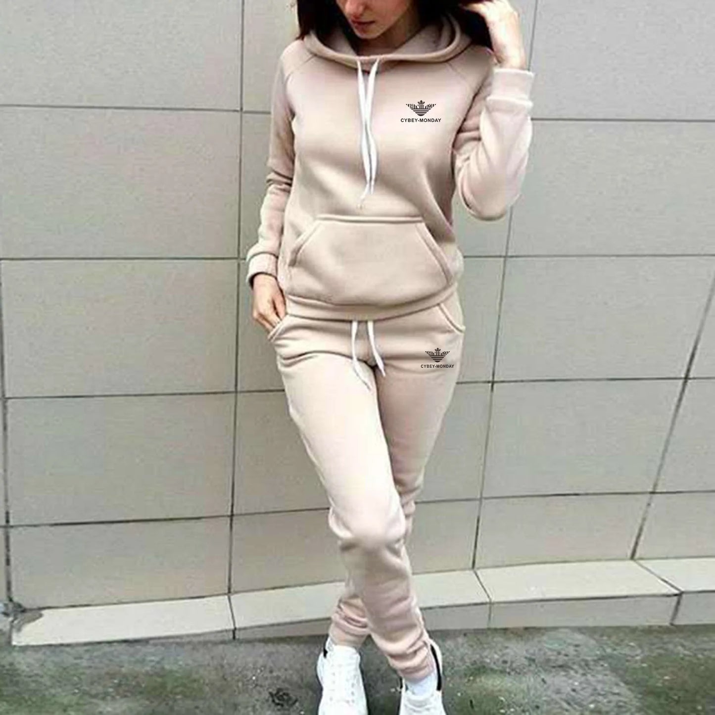 Women's Autumn and Winter Two Piiece Hooded SetIntroducing our chic and cozy Women's Autumn and Winter Two-Piece Hooded Set, the perfect fusion of style and comfort to elevate your seasonal wardrobe! Crafted withPiiece Hooded Set