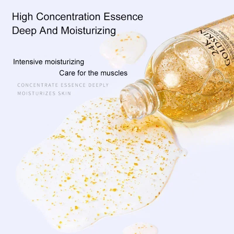 24k Gold Face Serum Brightening Skin Care Products Hyaluronic Acid Nia24k Gold Face Serum Brightening Skin Care Products Hyaluronic Acid Niacinamide Facial Nourish Smooth Care Beauty Health