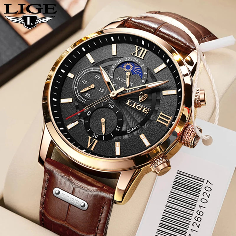 Leather Men Quartz Luxury WatchesIndulge in Timeless Luxury with Leather Men Quartz Watches!Experience the pinnacle of refinement and sophistication with our collection of leather men quartz luxury Leather Men Quartz Luxury Watches