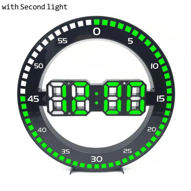 Digital Wall ClockUpgrade your timekeeping game with our LED Digital Wall Clock! Sleek, modern, and oh-so-convenient, this clock is the perfect addition to any home or office. With itDigital Wall Clock