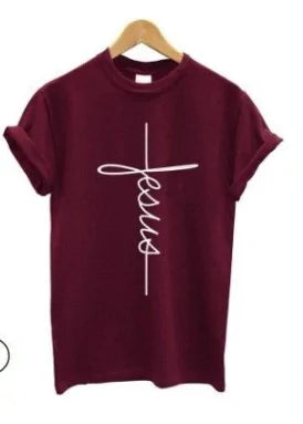 Unisex Vertical Cross Religious T-shirtDiscover Timeless Style with Our Unisex Vertical Cross Religious T-shirt Embrace a blend of faith and fashion with our Unisex Vertical Cross Religious T-shirt. CraftUnisex Vertical Cross Religious