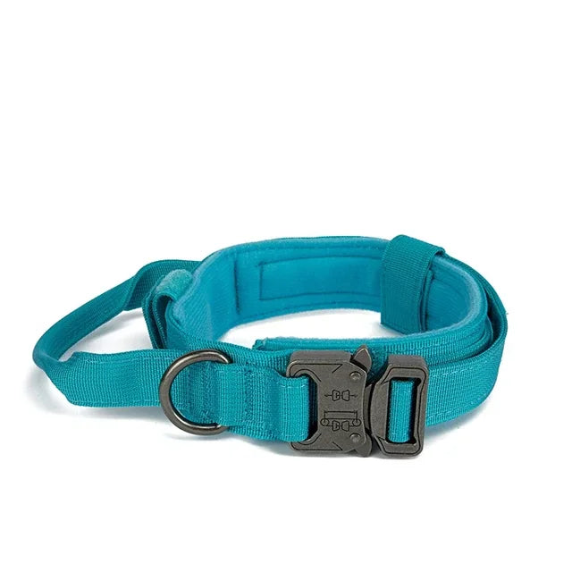 Durable Tactical Dog Collar LeashEquip Your Canine Companion with the Durable Tactical Dog Collar LeashEnsure your dog's safety and control with the Durable Tactical Dog Collar Leash. Crafted from sDurable Tactical Dog Collar Leash