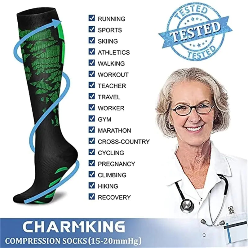 Graduated Compression Sports Recovery SocksElevate Your Recovery Game with Our Graduated Compression Sports Recovery Socks!Get ready to bounce back from intense workouts and conquer your fitness goals with ouGraduated Compression Sports Recovery Socks