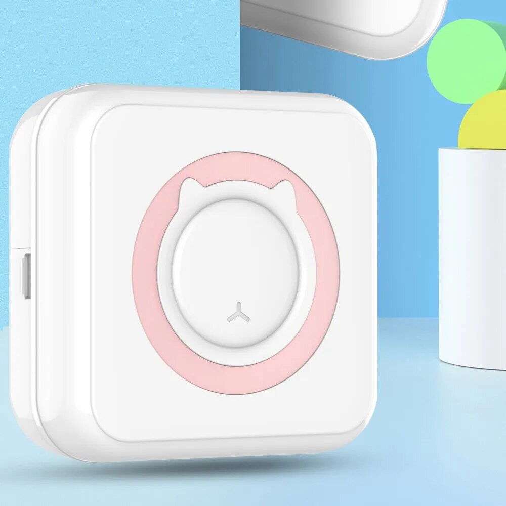 Mini Printer Portable Thermal StickersGet Ready to Experience the Future of Printing with Mini Portable Thermal Stickers Printer!
Key Features:
Thermal Magic: Mini printer employs thermal printing technoMini Printer Portable Thermal Stickers