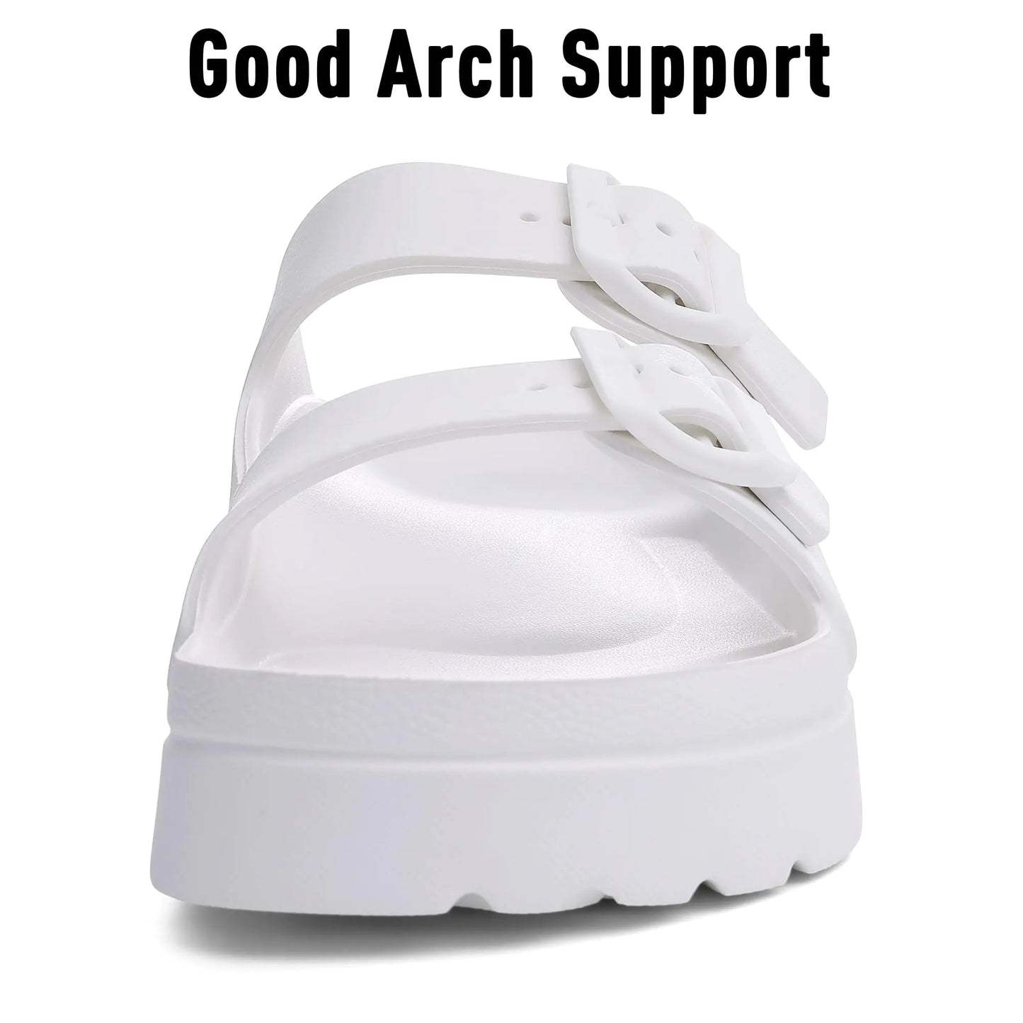 Women's Platform Sandals with Arch Support, Chunky Lightweight Foam SlWomen's Platform Sandals with Arch Support, Chunky Lightweight Foam Slip on Slides, Comfortable Summer Beach Sandals with Adjustable Buckle
Product DetailArch Support, Chunky Lightweight Foam Slip