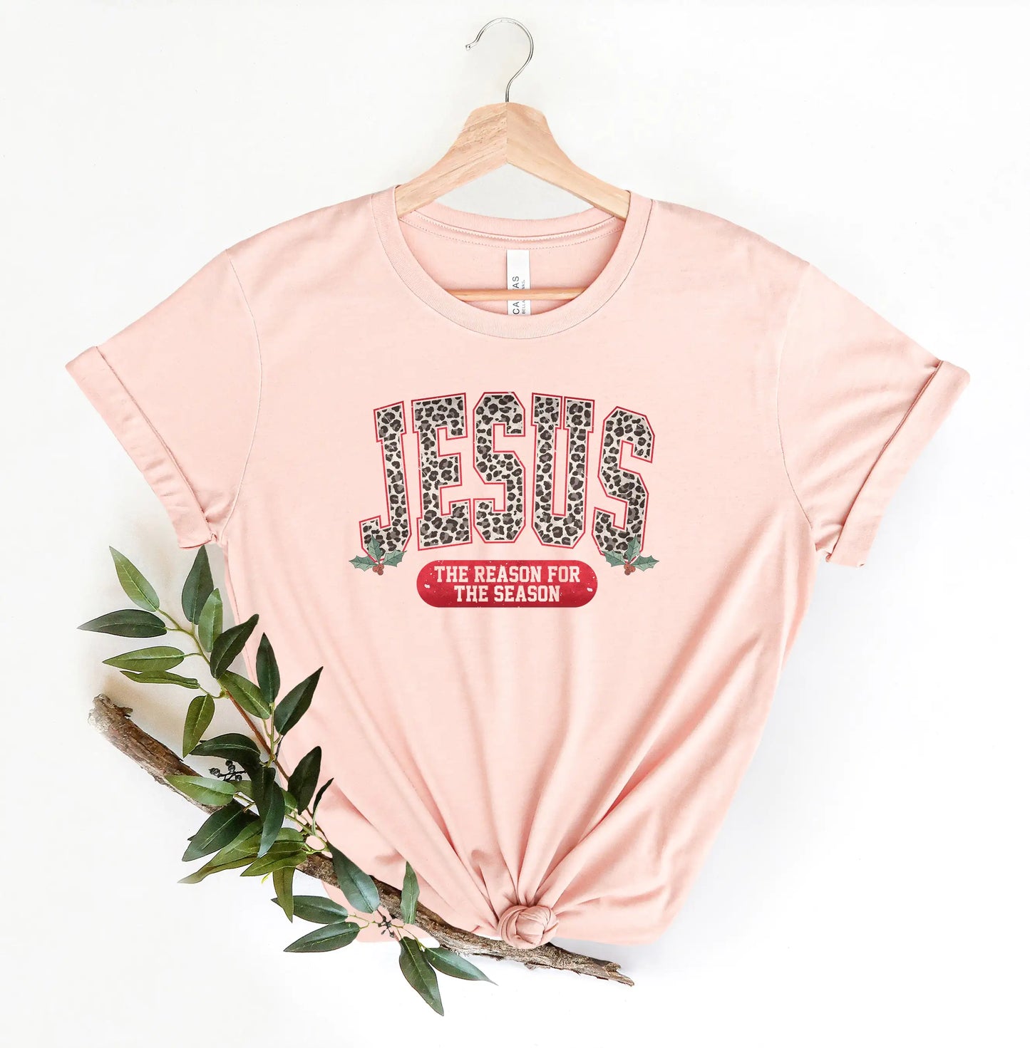 Jesus is The Reason for Season - Christian Shirt%100 ring spun or soft spun cotton t shirt feels super soft and stretchy. Our shirts run true unisex sizes and premium quality cotton makes it comfortable to wear itSeason - Christian Shirt