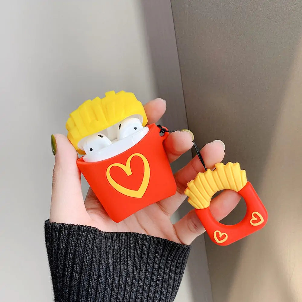 Fries And Popcorn AirPod CasesAdd Fun to Your Tech with Fries and Popcorn AirPod Cases Show off your love for snacks with our quirky Fries and Popcorn AirPod Cases. These playful designs not onlyPopcorn AirPod Cases