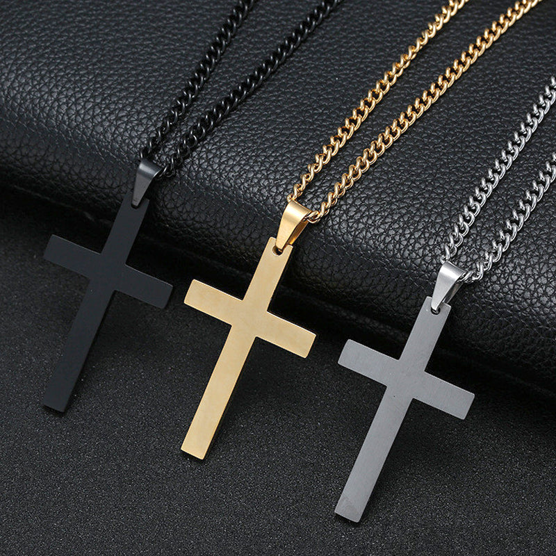 Cross NecklaceIntroducing our stunning collection of cross necklaces! Each piece in this line is expertly crafted from the finest titanium, stainless steel, and other high-qualityCross Necklace