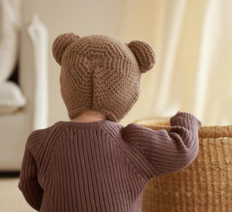 Baby hat Autumn and winter baby woolen hatwinter baby woolen hat