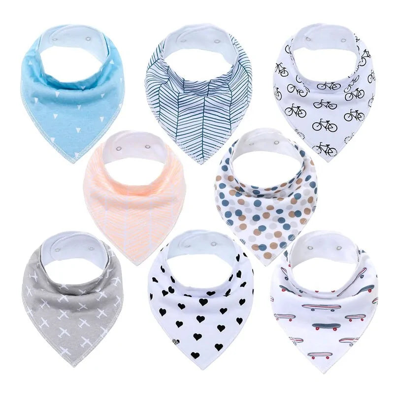Soft Baby BibsIntroducing our Soft Baby Bibs - the ultimate blend of comfort, functionality, and style for your little bundle of joy!Crafted with care from 100% organic cotton, ouSoft Baby Bibs