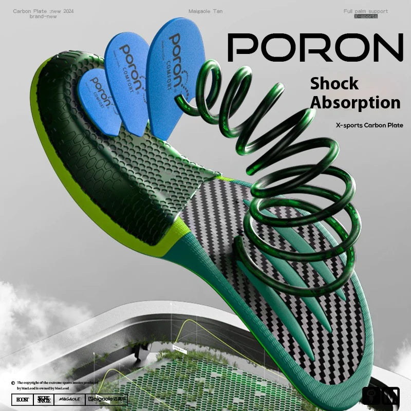Marathon Racing InsolesSpecifically designed for marathon and long-distance running
Real carbon fiber base for speed and energy rebound
Lightweight and breathable to keep feet comfortable
Marathon Racing Insoles