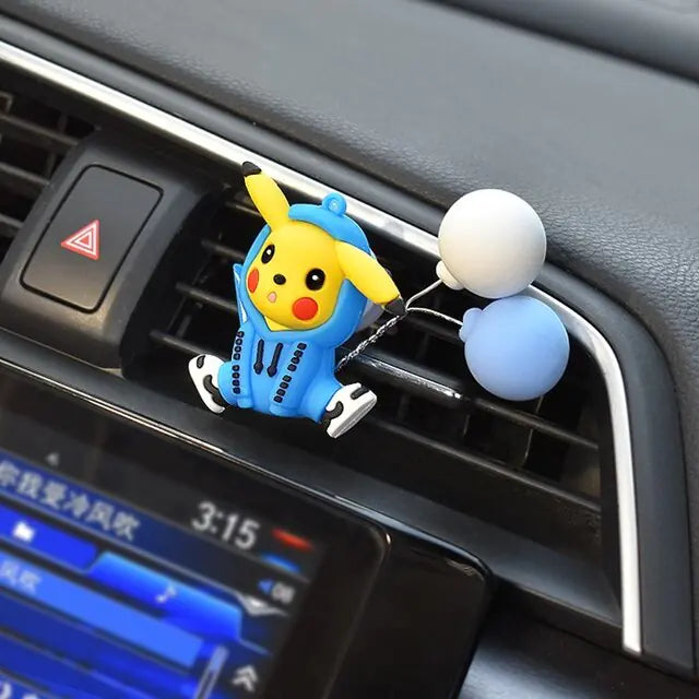 Pokemon Pikachu Car Aromatherapy Clip Cute Anime Doll CarIntroducing the adorable **Pokemon Pikachu Car Aromatherapy Clip** – the perfect fusion of cuteness and functionality for any Pokemon enthusiast and car lover!CraftePokemon Pikachu Car Aromatherapy Clip Cute Anime Doll Car