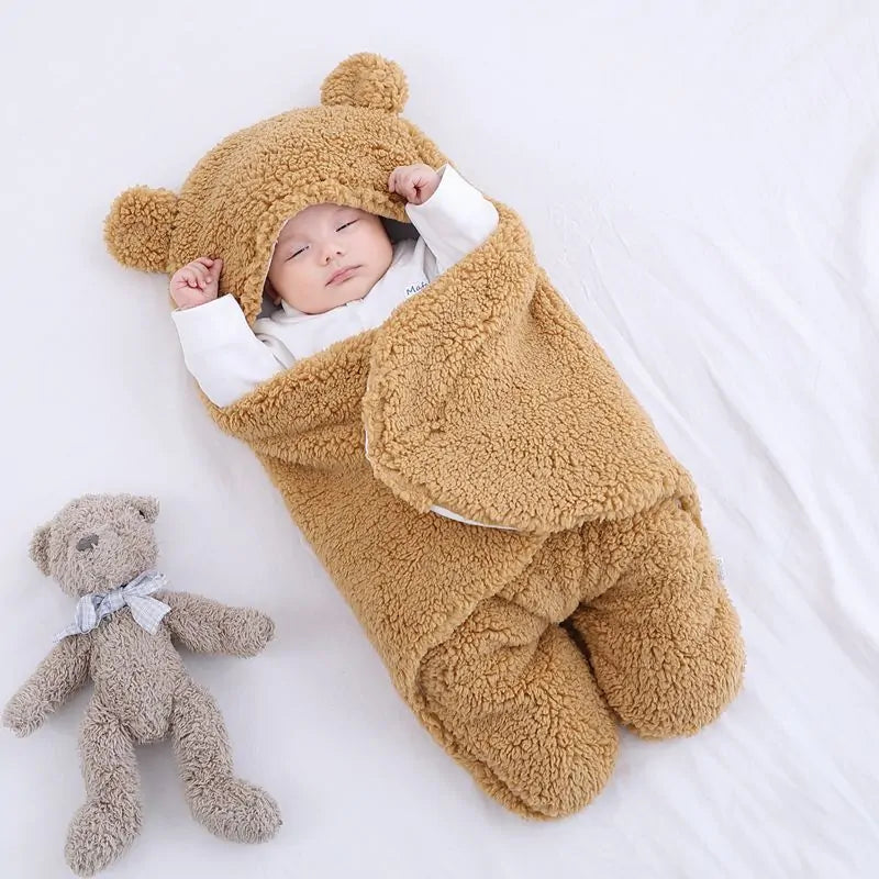 Baby Sleeping BagIntroducing our Baby Sleeping Bag – the ultimate cozy companion for your little one's winter slumbers! Crafted from plush Berber fleece and lined with pure cotton, tBaby Sleeping Bag
