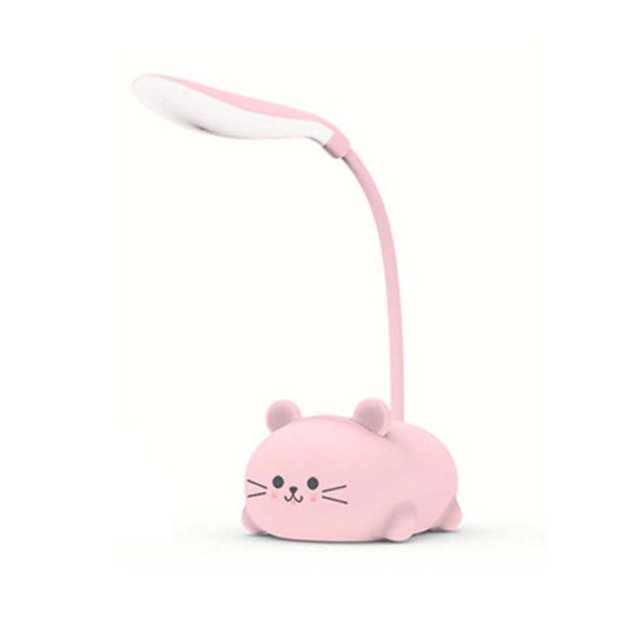 Cute Desk LampIntroducing the Cute Desk Lamp! This adorable desk lamp is perfect for kids and cat lovers alike. The cute pet cat night light is USB rechargeable and features a warCute Desk Lamp