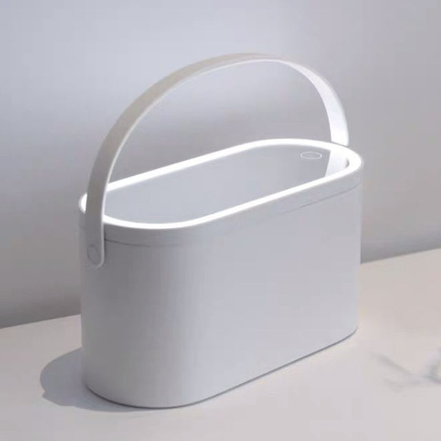 Makeup Organizer BoxThis Makeup Organizer Box is perfect for those who are always on the go! It's portable and adjustable, making it easy to carry with you wherever you go. The built-inMakeup Organizer Box