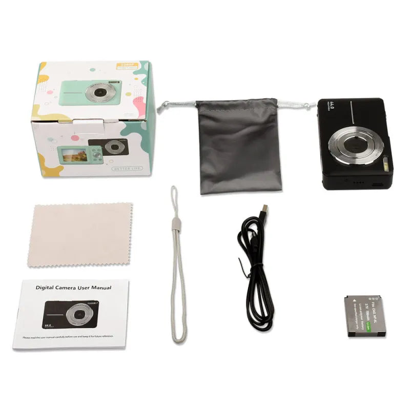 Mini Digital CameraUnleash the creative potential of your child with our user-friendly compact digital camera, designed to make photography simple and fun. Perfect for young explorers Mini Digital Camera