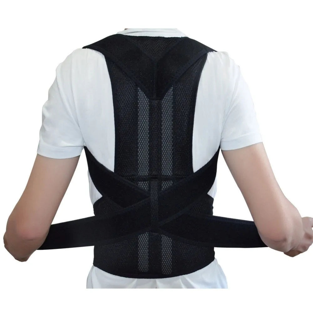 Adjustable Back Brace Posture CorrectorImprove Your Posture EffortlesslyCorrect your posture with our Adjustable Back Brace. Ideal for office workers, it gently pulls your shoulders back, promoting betterAdjustable Back Brace Posture Corrector