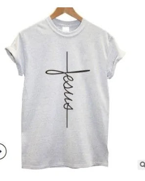 Unisex Vertical Cross Religious T-shirtDiscover Timeless Style with Our Unisex Vertical Cross Religious T-shirt Embrace a blend of faith and fashion with our Unisex Vertical Cross Religious T-shirt. CraftUnisex Vertical Cross Religious