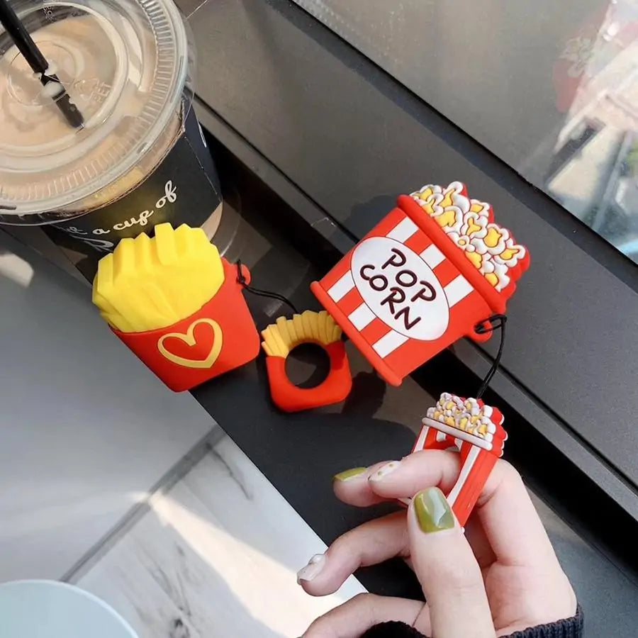 Fries And Popcorn AirPod CasesAdd Fun to Your Tech with Fries and Popcorn AirPod Cases Show off your love for snacks with our quirky Fries and Popcorn AirPod Cases. These playful designs not onlyPopcorn AirPod Cases