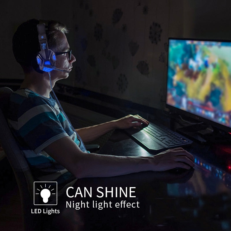 Led Light Wired Gamer HeadsetIntroducing the Led Light Wired Gamer Headset, the perfect addition to any gamer's toolkit. This high-quality headset offers incredible sound quality and noise isolaLed Light Wired Gamer Headset