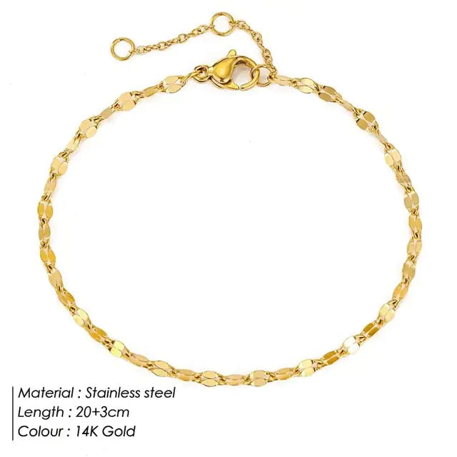 Leg Minimalist AnkletsEnhance Your Ankles with EleganceAdorn your ankles with our minimalist anklets, designed to complement your style effortlessly. Crafted with delicate materials, theyLeg Minimalist Anklets