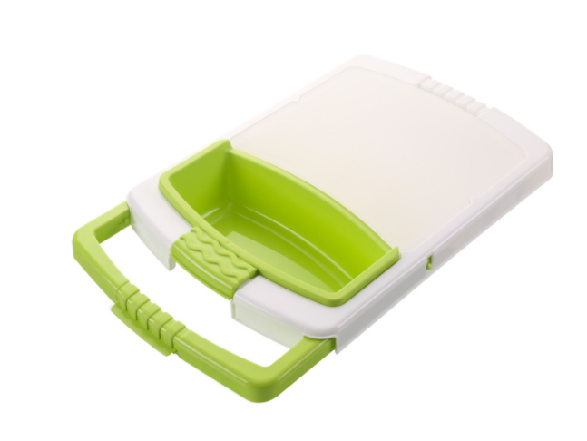 Kitchen Plastic Chopping BoardThis Kitchen Plastic Chopping Board is made of PP+TRP, matte + silica gel. It's safe and secure. The cutting board is easy to clean - the silicone drainage basin witKitchen Plastic Chopping Board