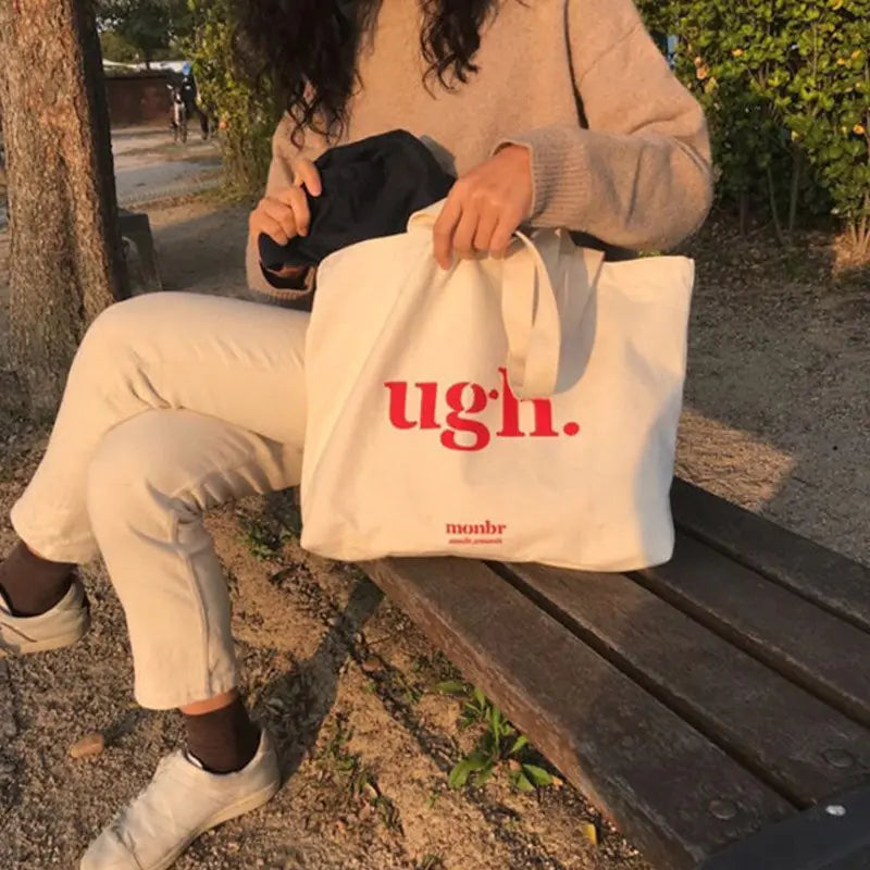 Canvas Letter Fashion Shoulder BagExpress Yourself with the Canvas Letter Fashion Shoulder BagMake a statement with the Canvas Letter Fashion Shoulder Bag. Its stylish design featuring bold letters aCanvas Letter Fashion Shoulder Bag