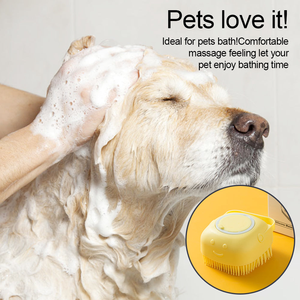 Soft Silicone Dog BrushThe Soft Silicone Dog Brush is the perfect solution for keeping your furry friend clean and well-groomed. Made from soft silicone, this brush is gentle on your pet'sSoft Silicone Dog Brush